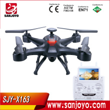 SJY-X163 2.4G Quadcopter 6 axes gyro quad RC Racing drone avec caméra 2MP 3D Rolling RC drone